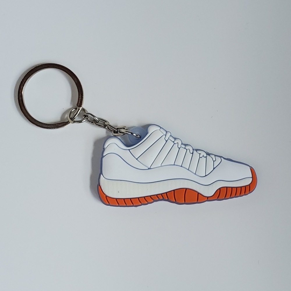 Jordan 11 Shoe Low Rubber Keychain.